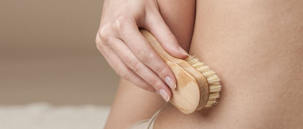 Our current catalogue for downloading Hand holding dry brush exfoliating skin on body